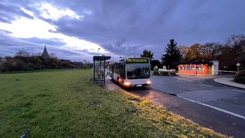 Bushaltestelle mit Bus (Foto: SWR)