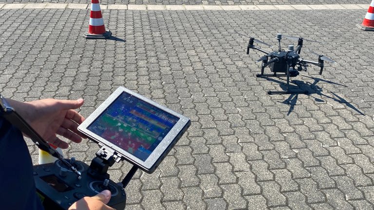 Mit einer Drohnenaufnahmen dokumentieren Mitarbeiter der Stadt zurzeit besonders heiße Orte in Koblenz. (Foto: SWR)