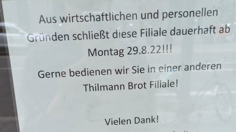 Bäckerei Thilmann meldet Insolvenz an. Filiale in Koblenz hat geschlossen. (Foto: SWR)