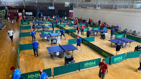 Special Olympics Landesspiele in Koblenz: Tischtennis-Turnier in der Arena auf dem Oberwerth (Foto: SWR)