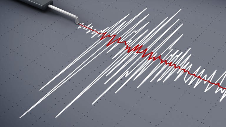 Ein Seismograph zeichnet ein Erdbeben auf (Foto: picture-alliance / Reportdienste, Picture Alliance)