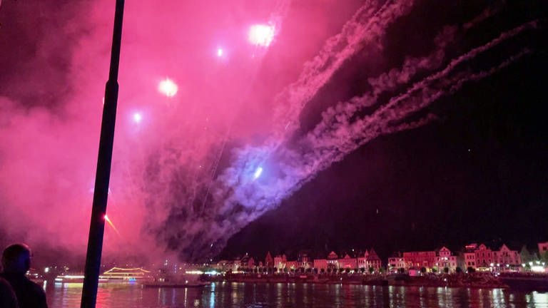 Feuerwerk bei Rhein in Flammen in St. Goar (Foto: SWR, Heike Löser)