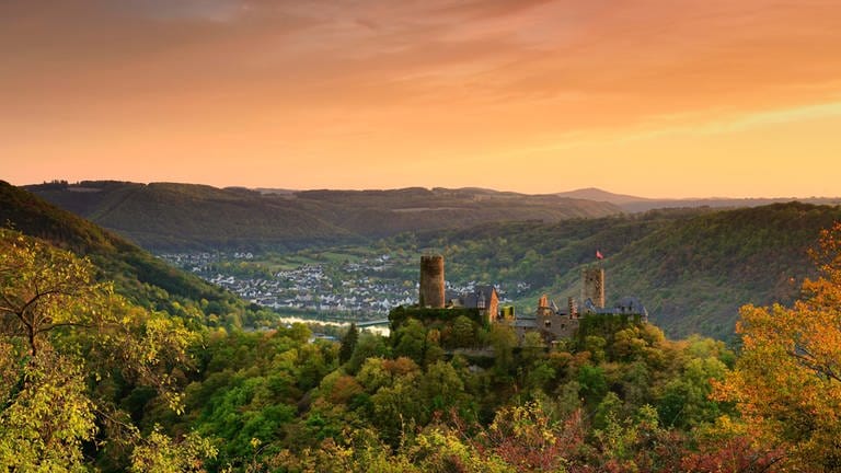 Das Moseltal mit der Burg Thurant gehört zu den zehn beliebtesten Reisezielen in Deutschland (Foto: SWR)