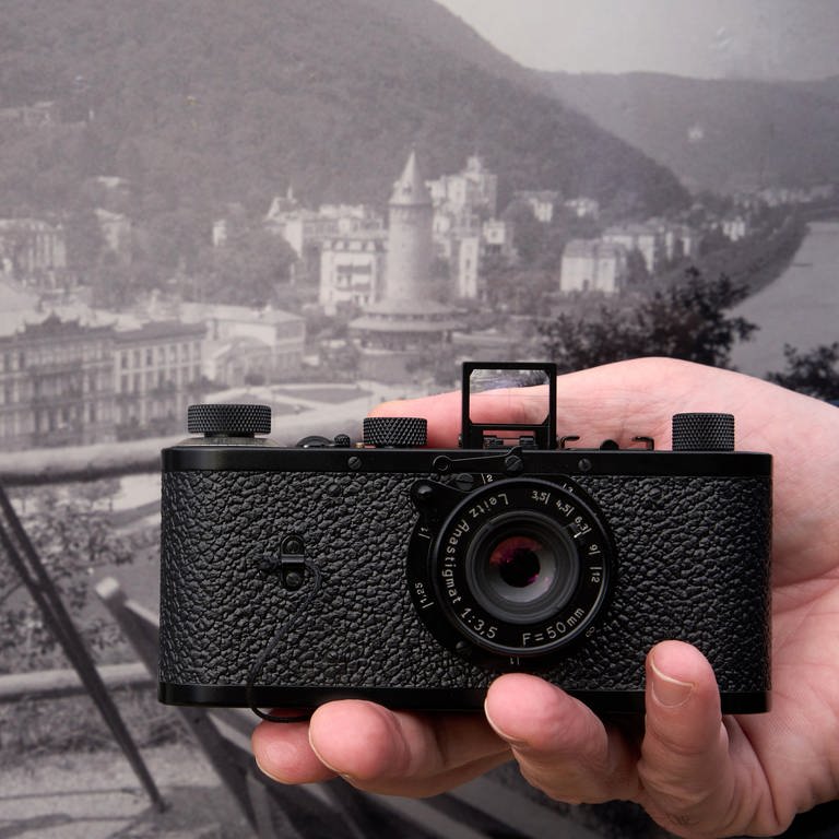 Replik der Ur-Leica (Foto: picture-alliance / Reportdienste, picture alliance/dpa | Thomas Frey)