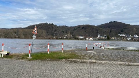 Rampe in Brey am Rhein, wo theoretisch eine Fähre anlegen könnte (Foto: SWR)