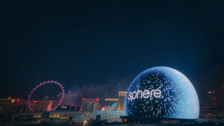 Die MSG Sphere in Las Vegas