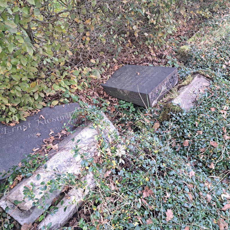 Sechs jüdische Gräber sind auf dem Betzdorfer Friedhof zerstört worden. (Foto: Stadt Betzdorf)