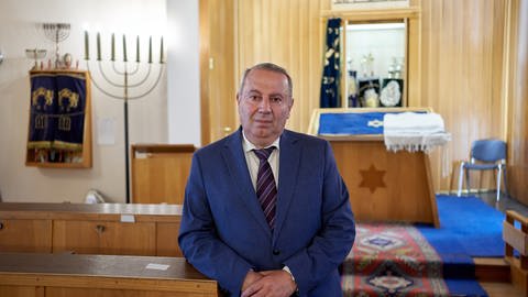 Avadislav Avadiev, der Vorsitzender der jüdischen Gemeinde Koblenz und der Landesvorsitzende der jüdischen Gemeinden in Rheinland-Pfalz.