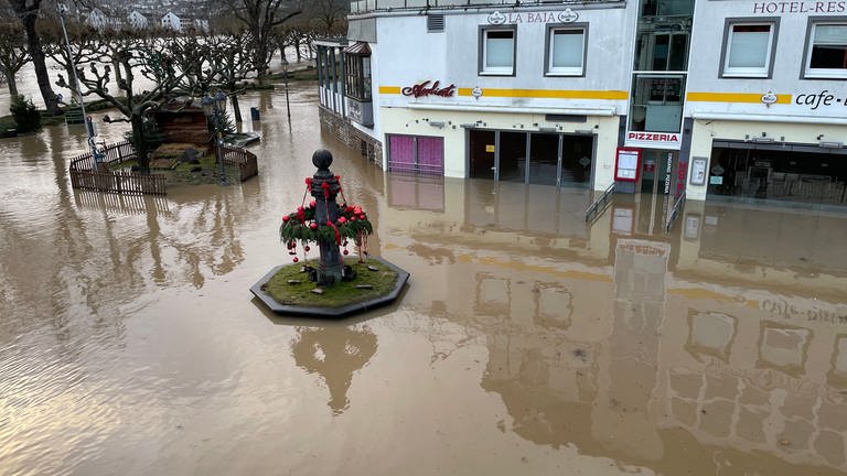 Hochwasser in Cochem an der Mosel
