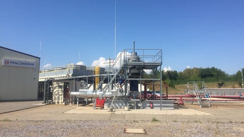 Geothermiekraftwerk Insheim Pfalzwerke Geofuture (Foto: SWR)