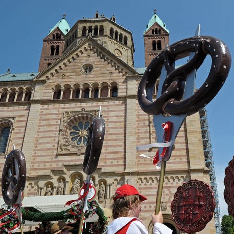 Das Brezelfest in Speyer (Foto: picture alliance / dpa | Ronald Wittek)