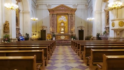 Altar der Wallfahrtskirche St.Mariae in Ludwigshafen Oggersheim (Foto: SWR)