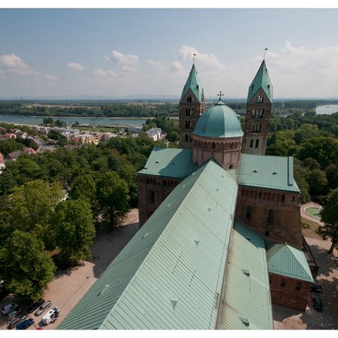 Dom zu Speyer Aufnahme vom Aussichtsturm (Foto: SWR)