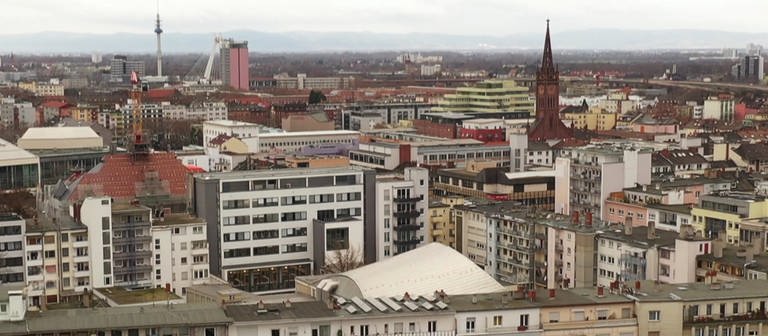 Die Innenstadt von Ludwigshafen (Foto: SWR)