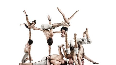 Verschiedene Akrobaten, Musiker und Schauspieler (Foto: Kulturbüro Ludwigshafen)