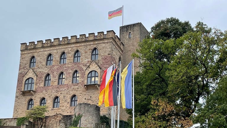 Außenansicht vom Hambacher Schloss (Foto: SWR)