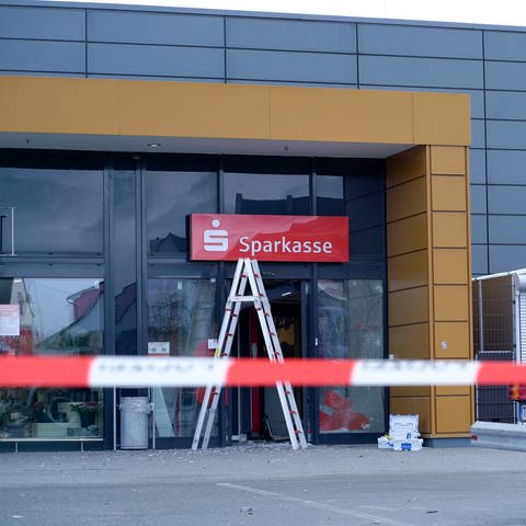 Geldautomatensprengung in Ludwigshafen (Foto: SWR)