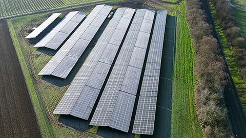 Neuer Solarpark in Obrigheim in der Verbandsgemeinde Leiningerland (Foto: Gesellschaft für Alternative Ingenieurtechnische Anwendungen – GAIA mbH)