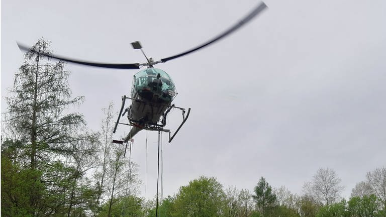 Katastrophenschutz Germersheim - Hubschrauber 1 (Foto: Kreisverwaltung Germersheim)