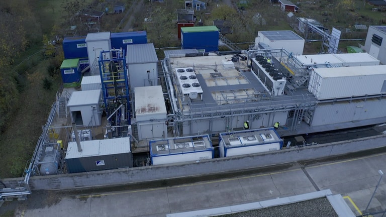 Geothermiekraftwerk Lithium Landau (Foto: SWR)