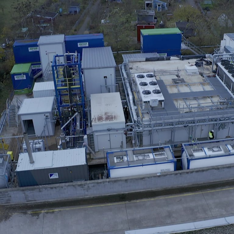 Geothermiekraftwerk Lithium Landau (Foto: SWR)