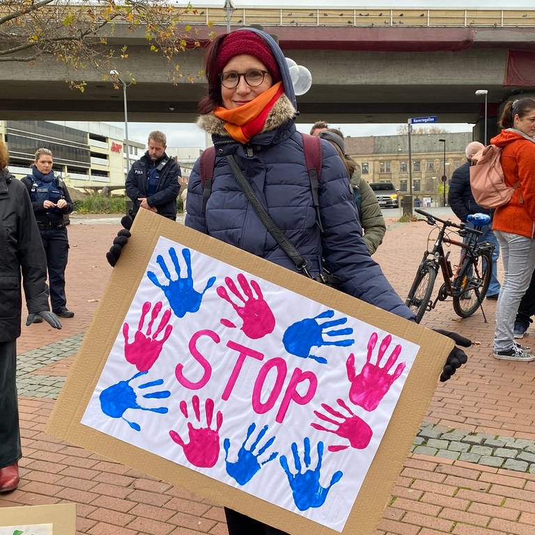 Demonstration in Ludwigshafen (Foto: SWR)