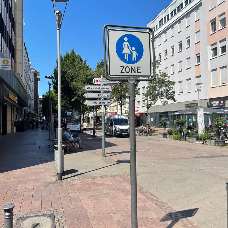Fußgängerzone von Ludwigshafen
