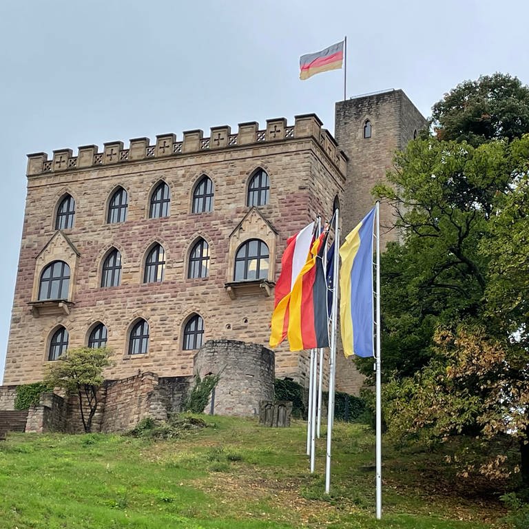 Außenansicht vom Hambacher Schloss