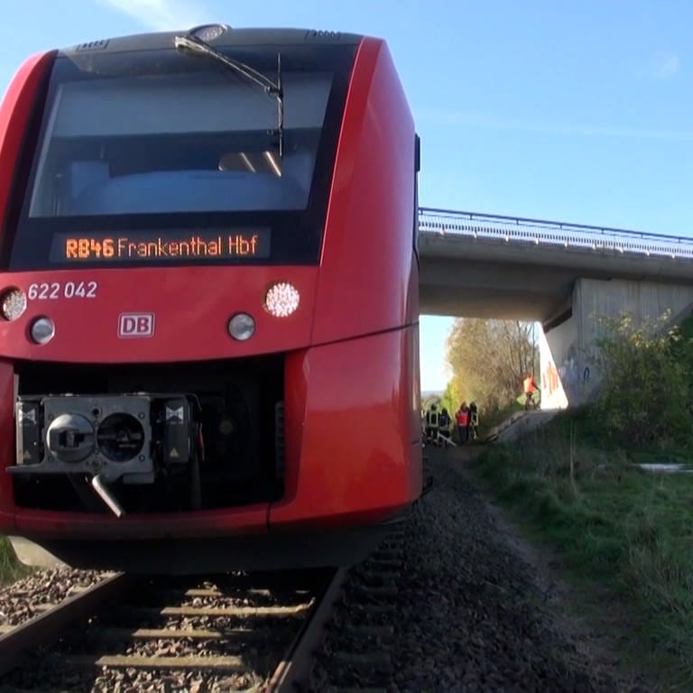 Tödlicher Unfall auf Bahnstrecke Frankenthal (Foto: SWR)