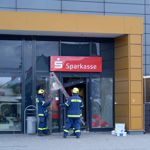 Geldautomatensprengung in Ludwigshafen (Foto: SWR)