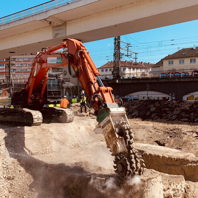 Wiederaufbau des Teilstücks der Hochstraße Süe in Ludwigshafen