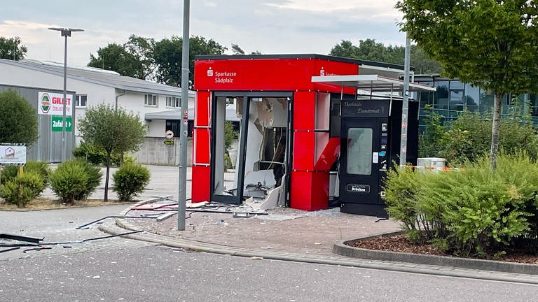 Geldautomat in Herxheim bei Landau gesprengt