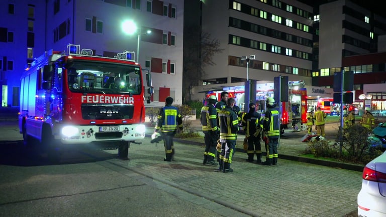 In der Stadtklinik in Frankenthal hat es am Montagabend gebrannt. (Foto: Crash24h - Hanna)
