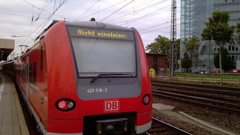 S-Bahn während des Lokführer-Streiks (Foto: SWR, Martin Gärtner)