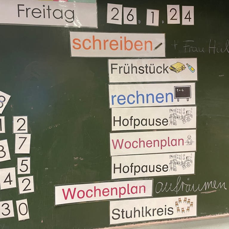 Schulkinder in der Gräfenau-Grundschule (Foto: SWR)