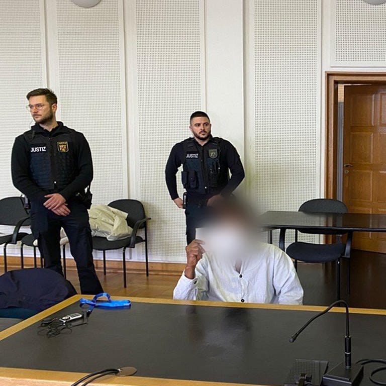 Angeklagter im Landgericht Frankenthal (Foto: SWR)
