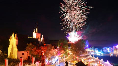 Auch in diesem Jahr soll das Volksfest in Ingelheim mit einem Feuerwerk beendet werden. (Foto: Pressestelle, Ingelheimer Kultur und Marketing GmbH)