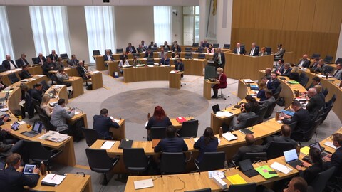 Der rheinland-pfälzische Landtag debattiert über den Entwurf des Doppelhaushalts (Foto: SWR)