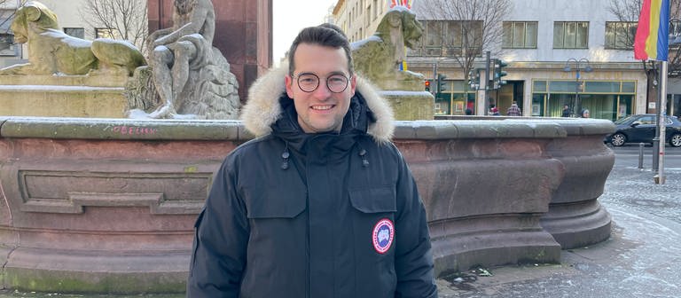FDP-Kandidat Marc Engelmann möchte Oberbürgermeister in Mainz werden. (Foto: SWR, Andreas Neubrech)
