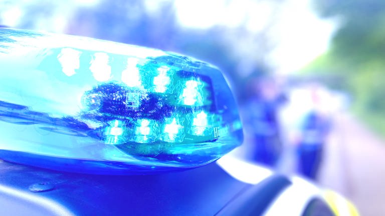 Das Blaulicht eines Mainzer Polizeiwagens. (Foto: SWR, Daniel Brusch)