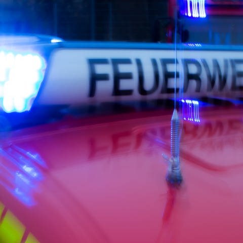 Foto eines Feuerwehrautos: Brand in Mehrfamilienhaus in Ingelheim (Foto: SWR)