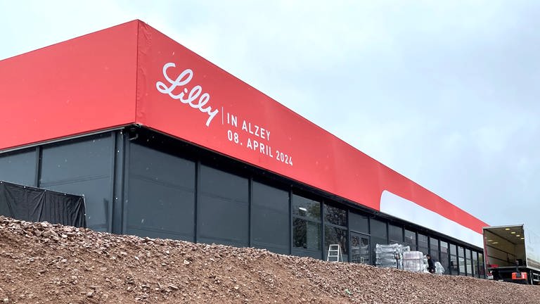 Am neuen Standort des Pharmakonzerns Eli Lilly in Alzey sollen 1.000 neue Arbeitsplätze entstehen. (Foto: SWR, Christian Bongers)