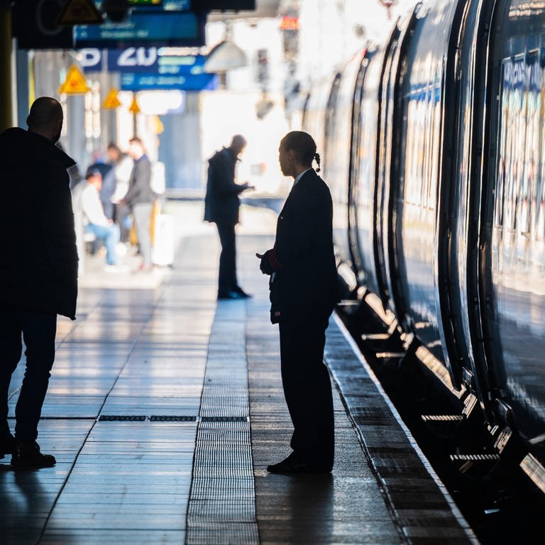 Ein Zug hält am Mainzer Hauptbahnhof. Die Zugausfälle zwischen Mainz und Frankfurt sind vorüber, die Züge fahren laut Deutscher Bahn wieder. (Foto: dpa Bildfunk, picture alliance/dpa | Andreas Arnold)