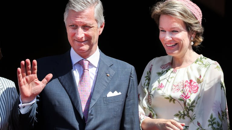 Das belgische Königspaar König Philippe und Königin Mathilde. (Foto: dpa Bildfunk, picture alliance/dpa/dpa-Zentralbild | Jan Woitas)