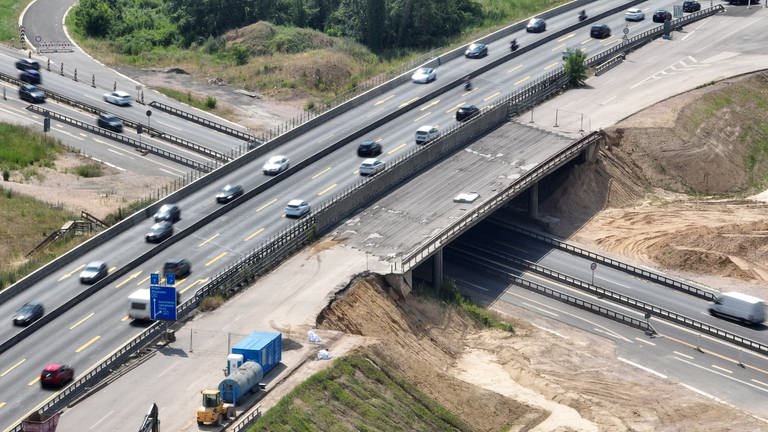 In der Region Rheinhessen gibt es derzeit einige Brückenbaustellen. (Foto: Pressestelle, Autobahn GmbH / Maurice Kaluscha)
