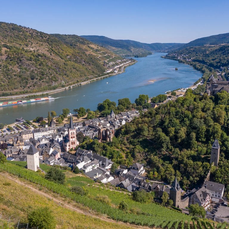Bacharach am Rhein wird 2029 einer der Schauplätze der Bundesgartenschau sein (Foto: picture-alliance / Reportdienste, Boris Roessler)