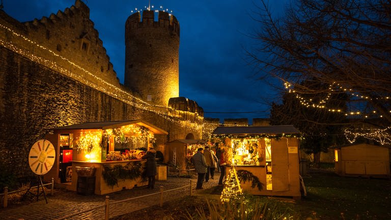 Der Weihnachtsmarkt in Ingelheim öffnet 2023 am 1. Dezember.  (Foto: SWR)