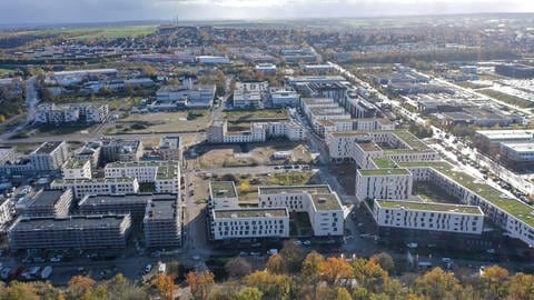 Das Heiligkreuz-Viertel in Mainz könnte von der Entscheidung für mehr geförderten Wohnraum profitieren. (Foto: Pressestelle, Mainzer Stadtwerke)