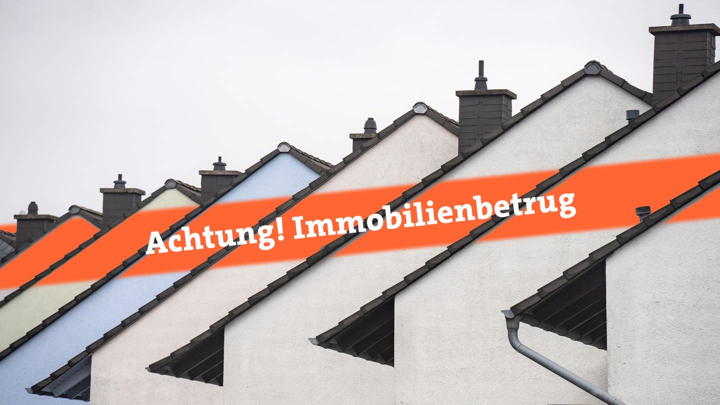 In Mainz sind falsche Immobilien-Anzeichen im Umlauf. (Foto: picture-alliance / Reportdienste, picture alliance/dpa | Frank Rumpenhorst / Montage SWR)