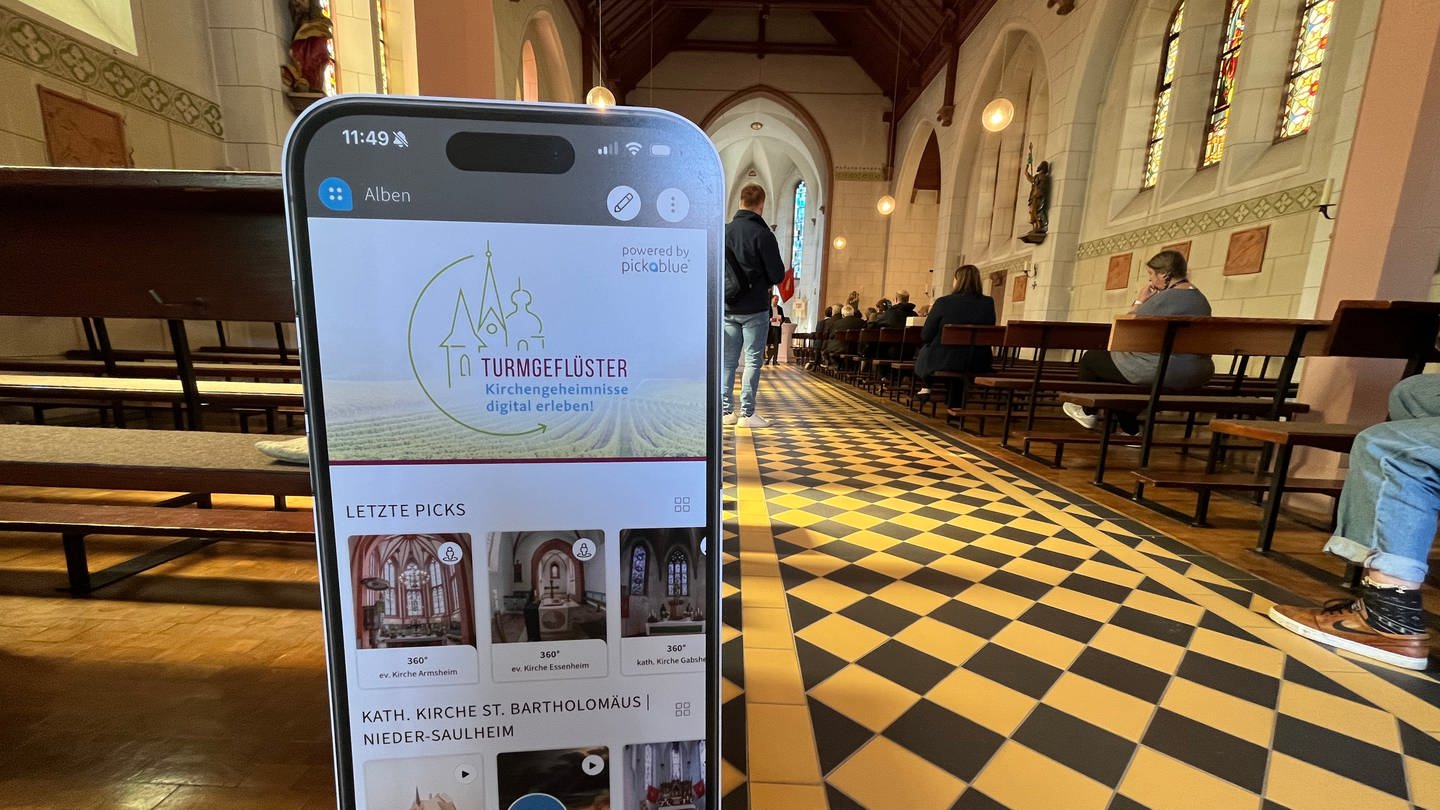 Eine neue App soll Dorfkirchen in Rheinhessen touristisch erschließen. (Foto: SWR, B. Froehling)